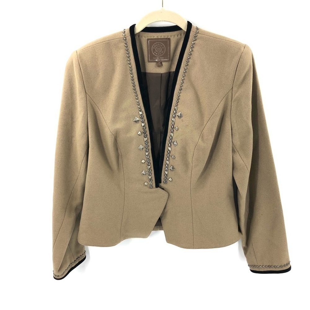 Double D Ranch Jacket Womens Small Wool Blend Western Studded Blazer Equestrian - Picture 13 of 13
